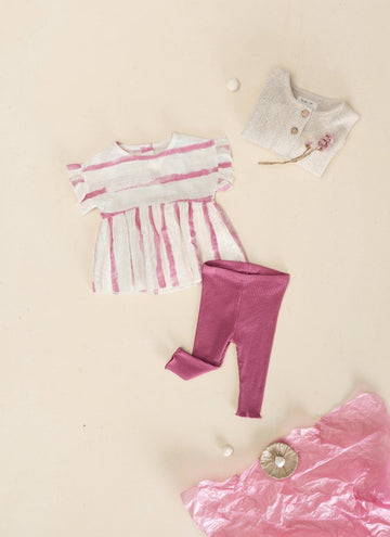 Geweven tuniek - Grés Risca Rosa
